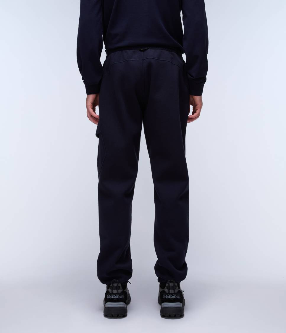 M-BADGE CARGO BLU MARINE