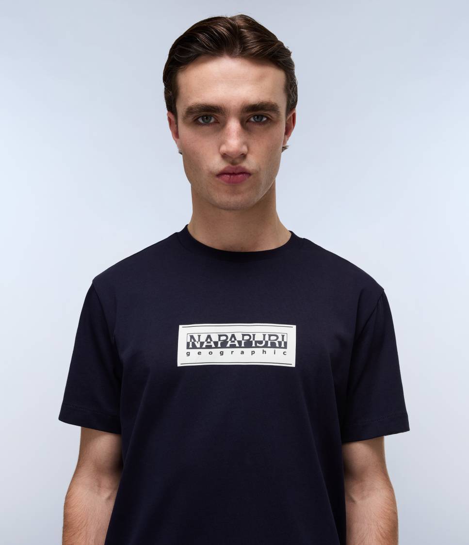 S-BOX LOGO SS BLU MARINE