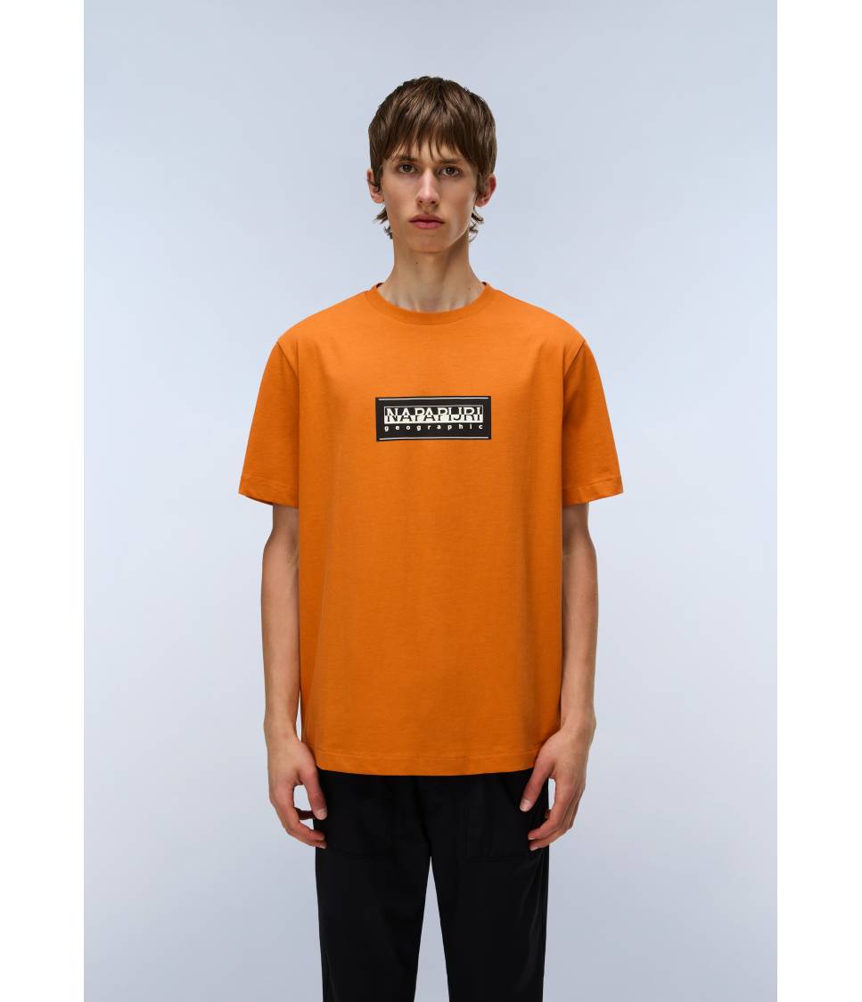 S-BOX LOGO SS ORANGE PUMPKIN A68