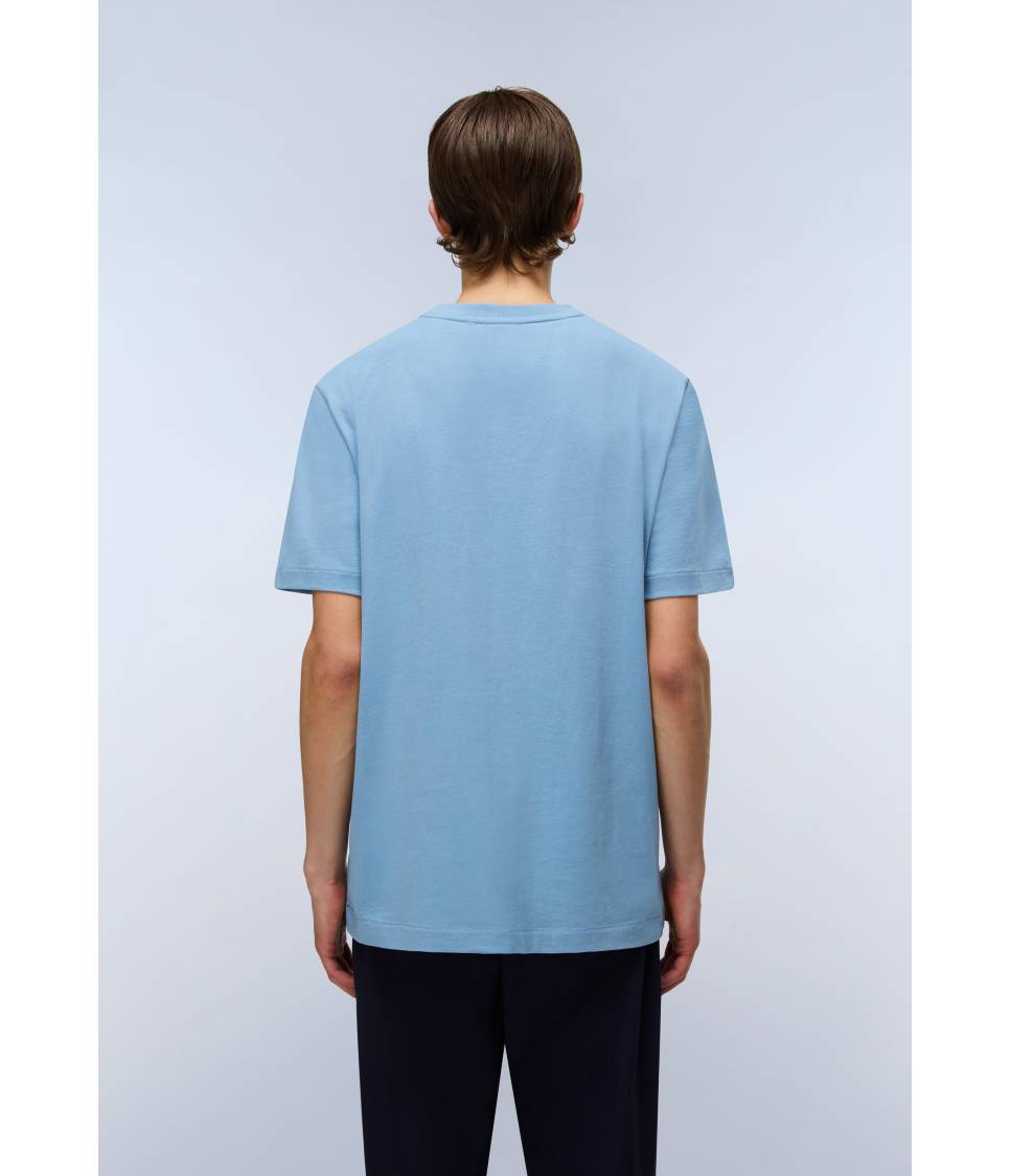 S-BOX LOGO SS FADED DENIM I84