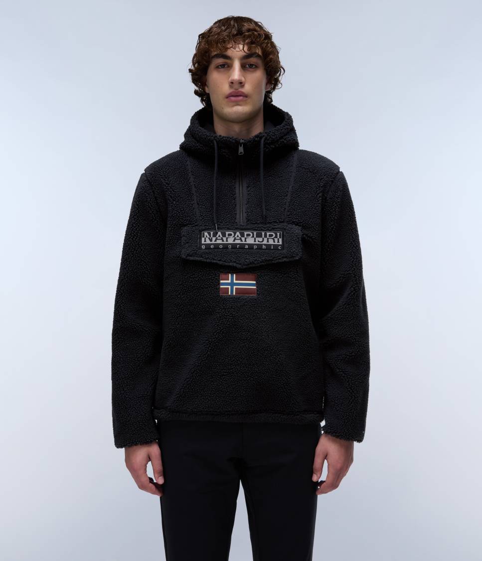 T-BURGEE CURLY BLACK 041