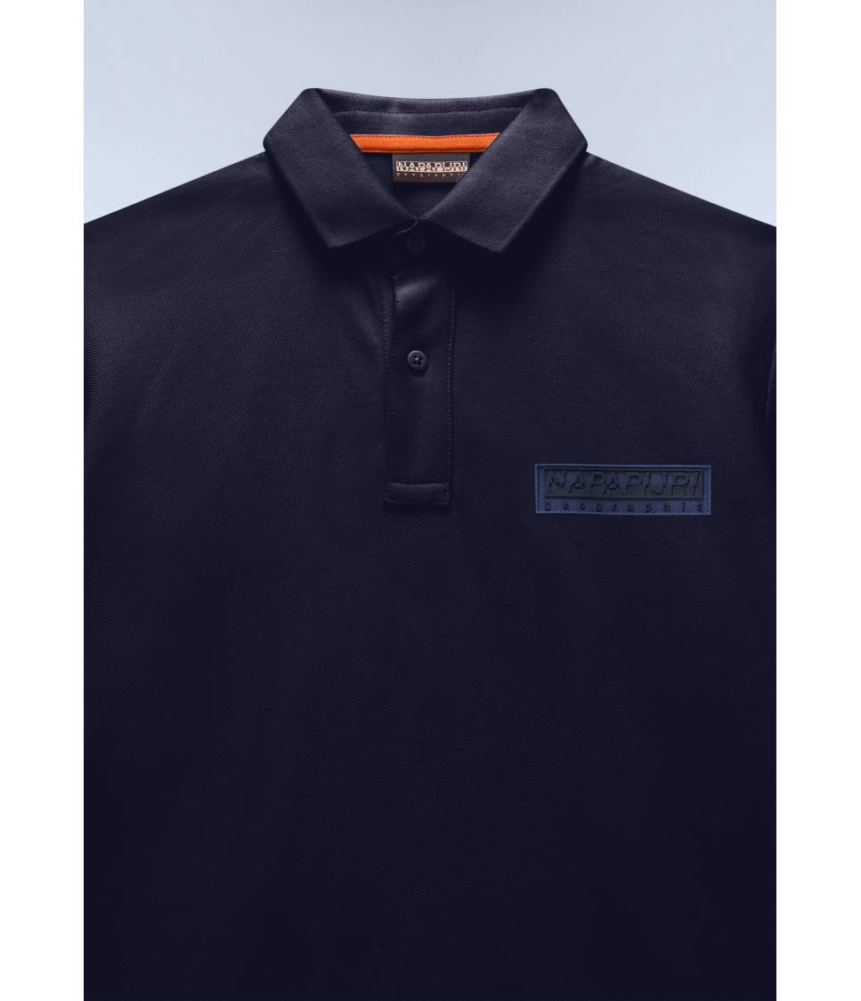 K E-NEW BOX LOGO SS BLU MARINE 