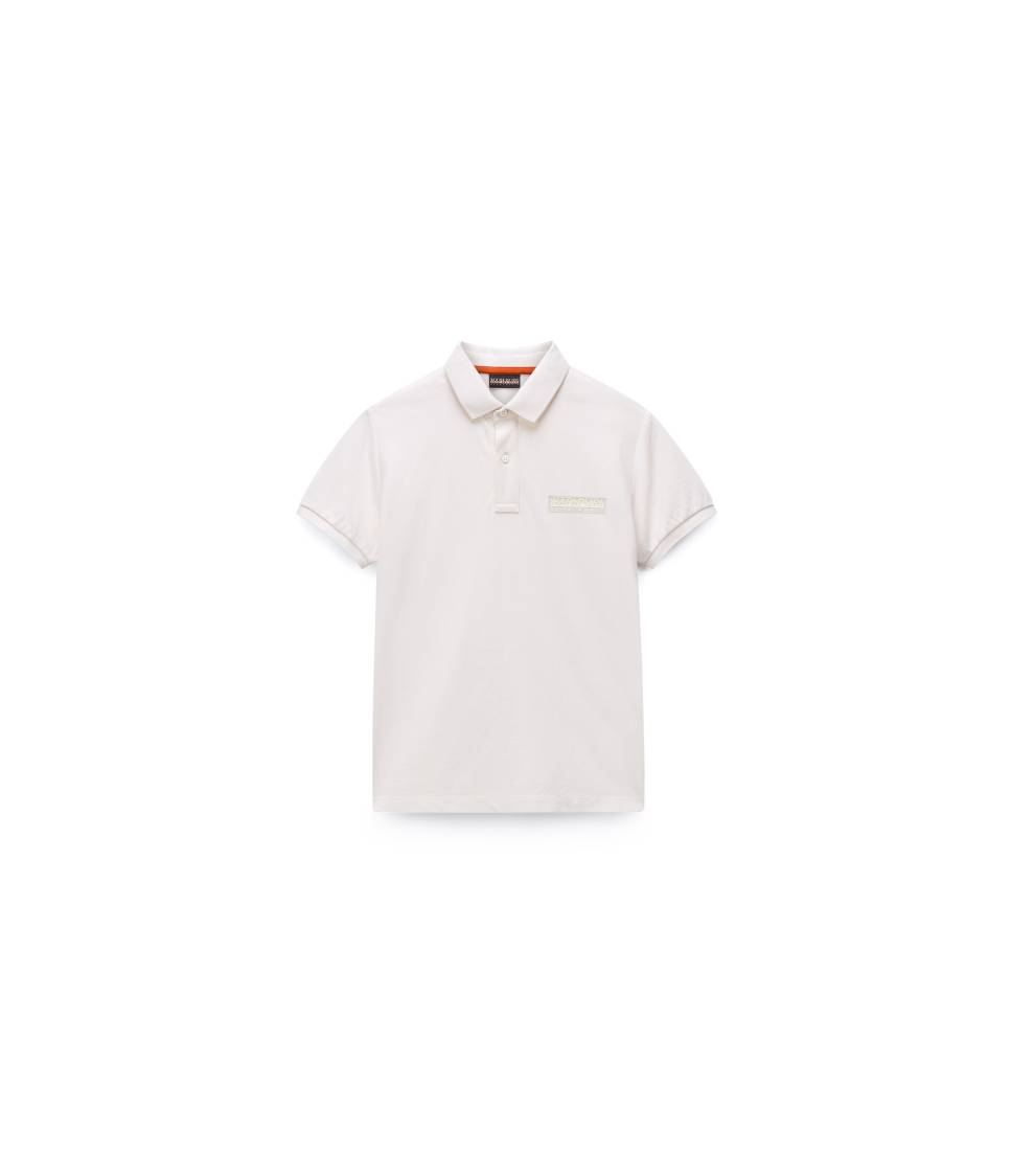K E-NEW BOX LOGO SS WHITE WHISPER 
