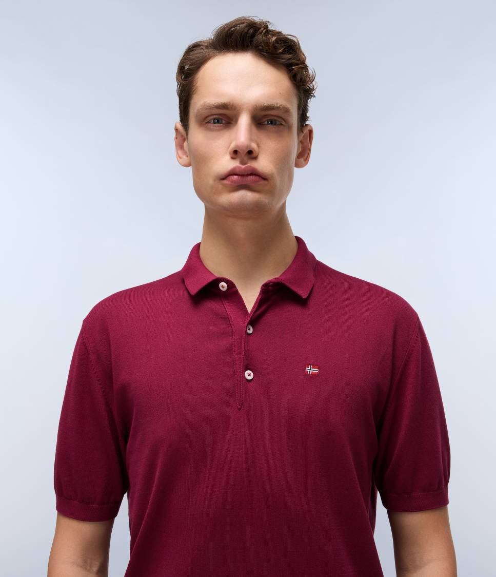 D-NELLI POLO SS TIBETAN RED R1E