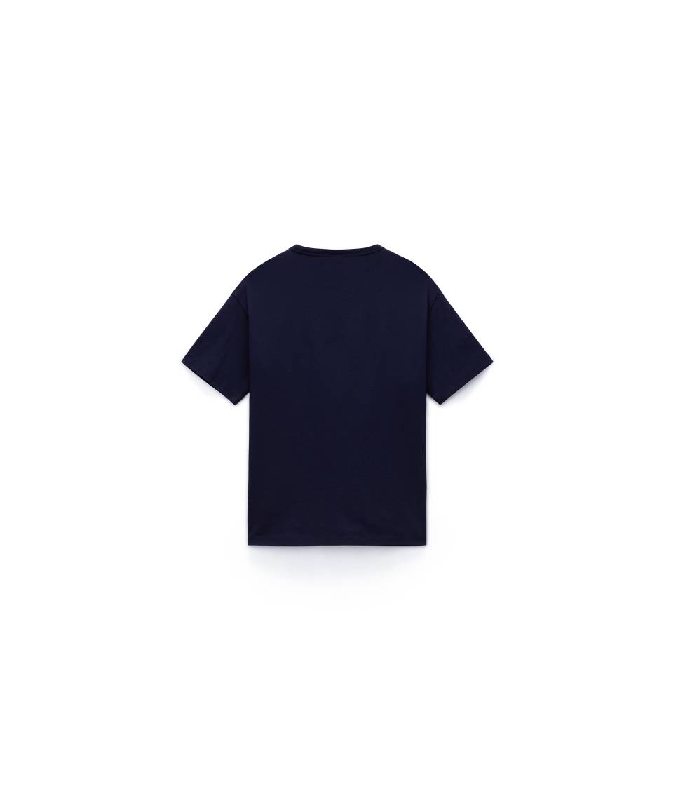 K S-NEW BOX LOGO SS BLU MARINE 