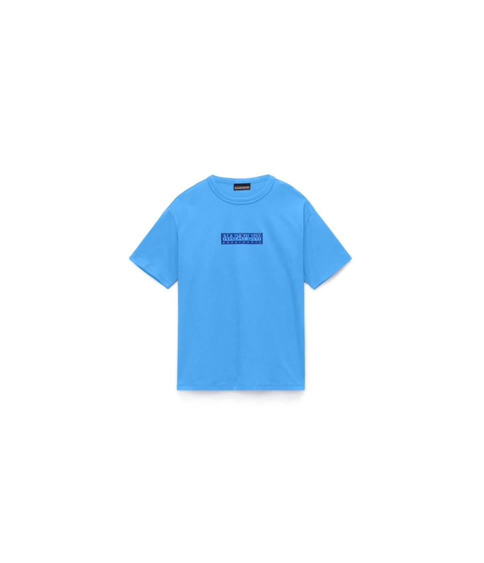 K S-NEW BOX LOGO SS BLUE JASPER B9A 