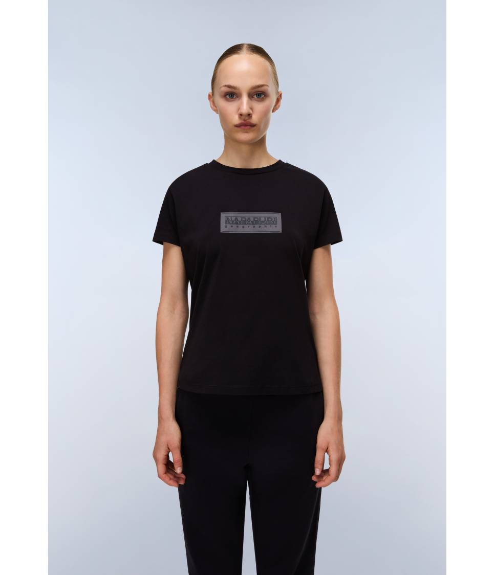 S-BOX LOGO SS W 1 BLACK 041 