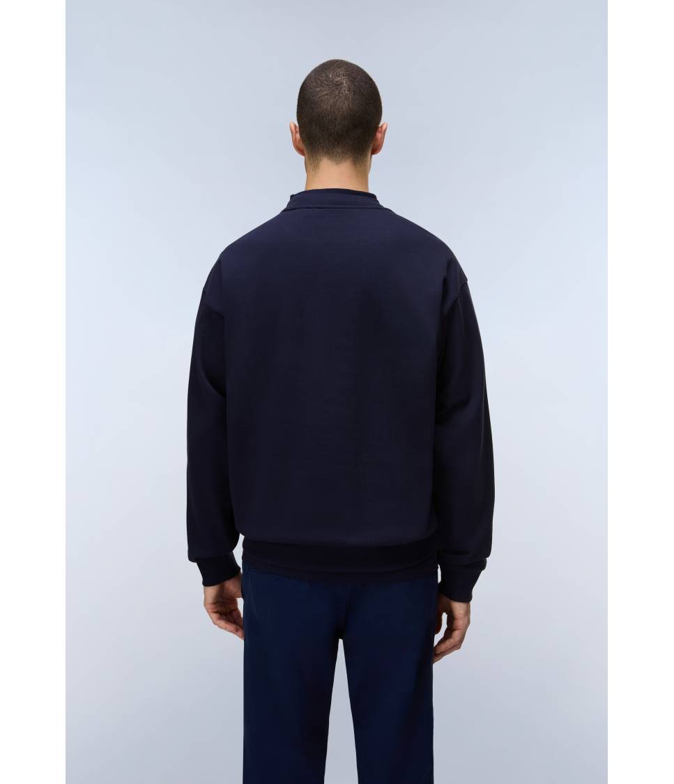 B-ELEVATED LOGO C BLU MARINE 