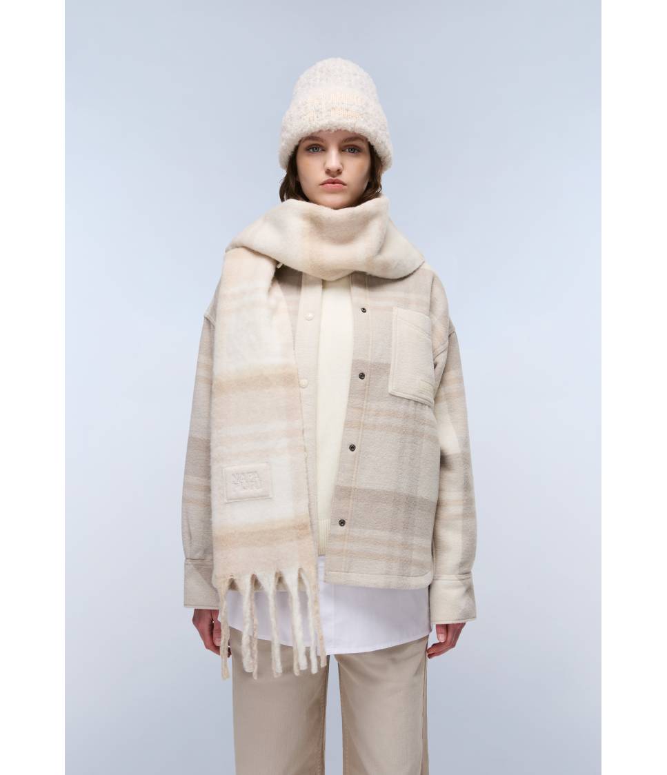 F-PENIA SCARF W BEIGE DIMITY 