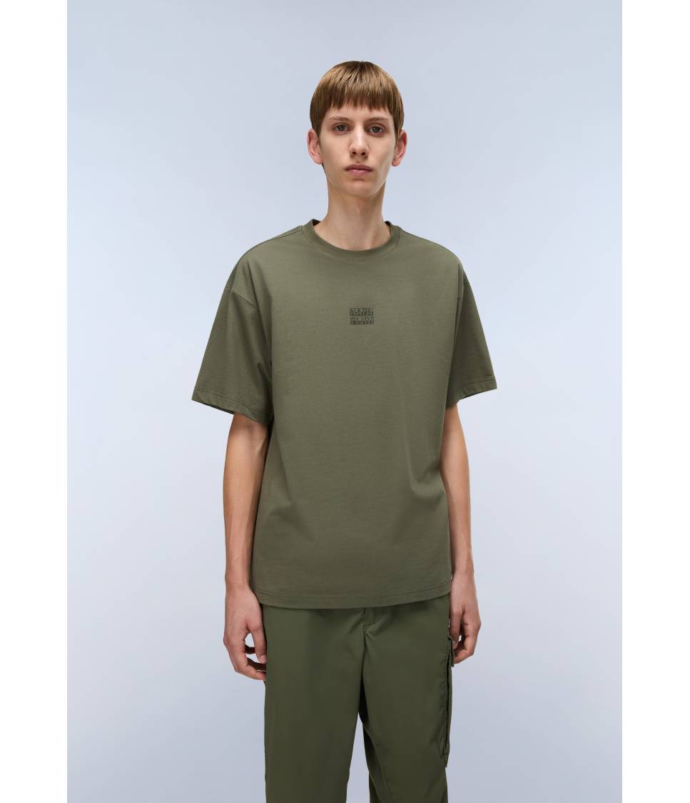 S-ELEVATED LOGO SS TEA LEAF G0A