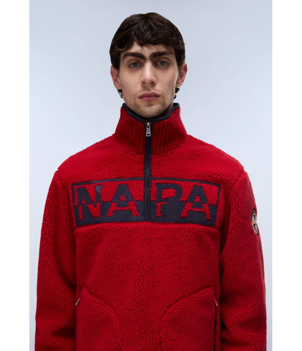 T-ARCHIVE FLEECE HZ HAUTE RED R1F 