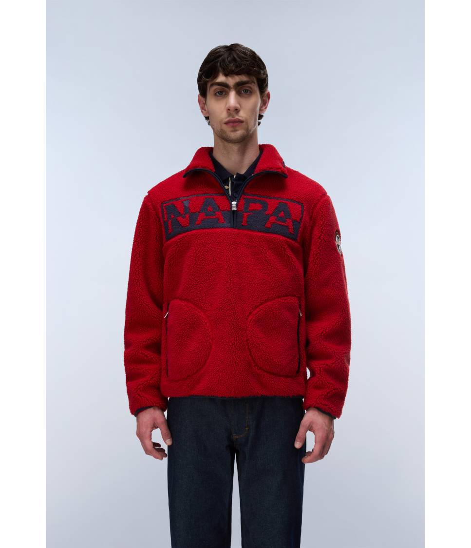 T-ARCHIVE FLEECE HZ HAUTE RED R1F 