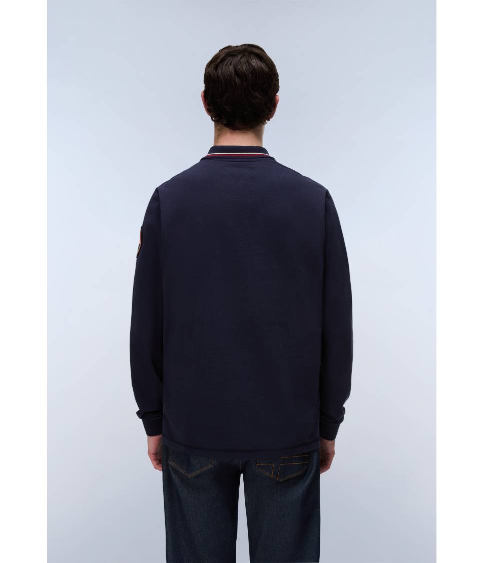 E-ARCHIVE POLO LS BLU MARINE 