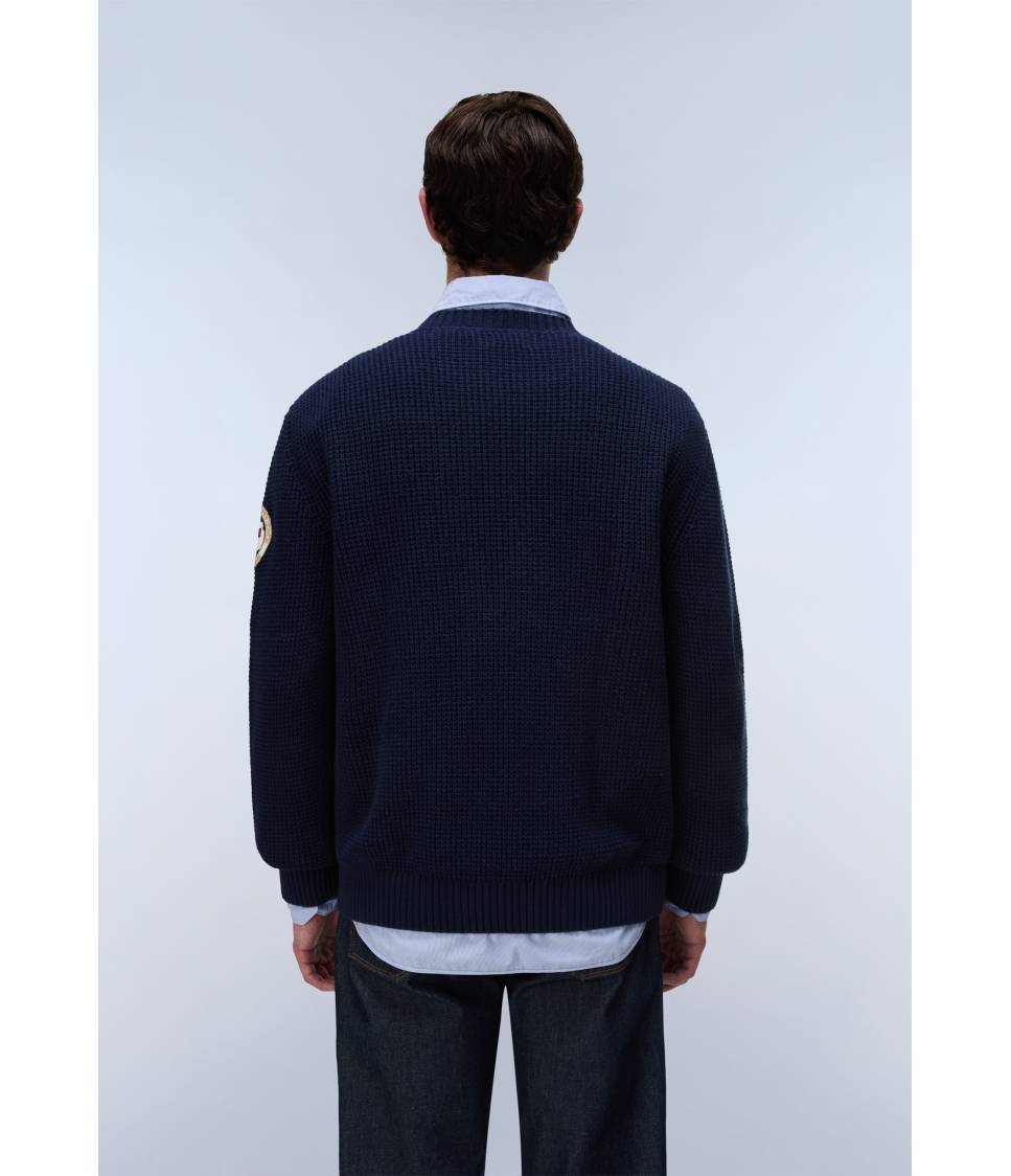 D-ARCHIVE KNIT C BLU MARINE 