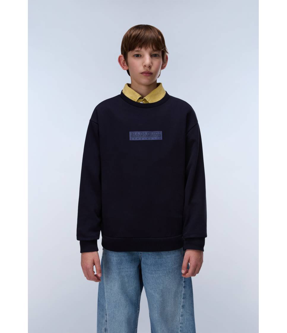 K B-NEW BOX LOGO C W BLU MARINE 