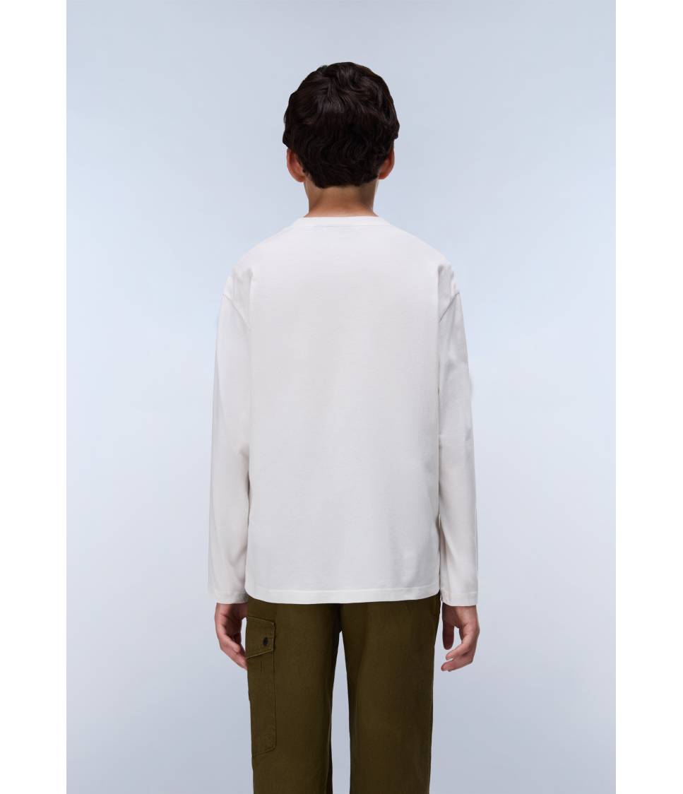 K S-NEW BOX LOGO LS WHITE WHISPER 