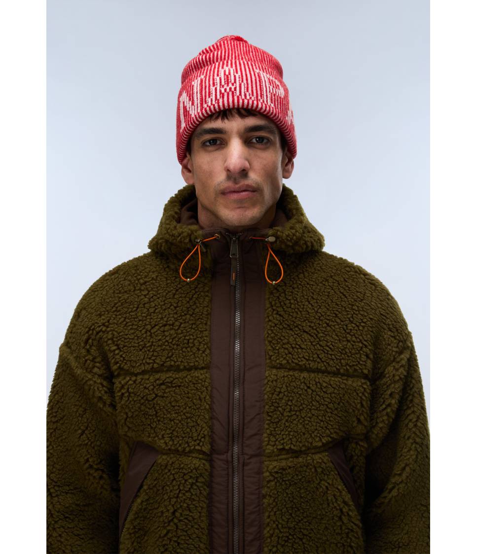 F-IWA BEANIE HAUTE RED R1F 