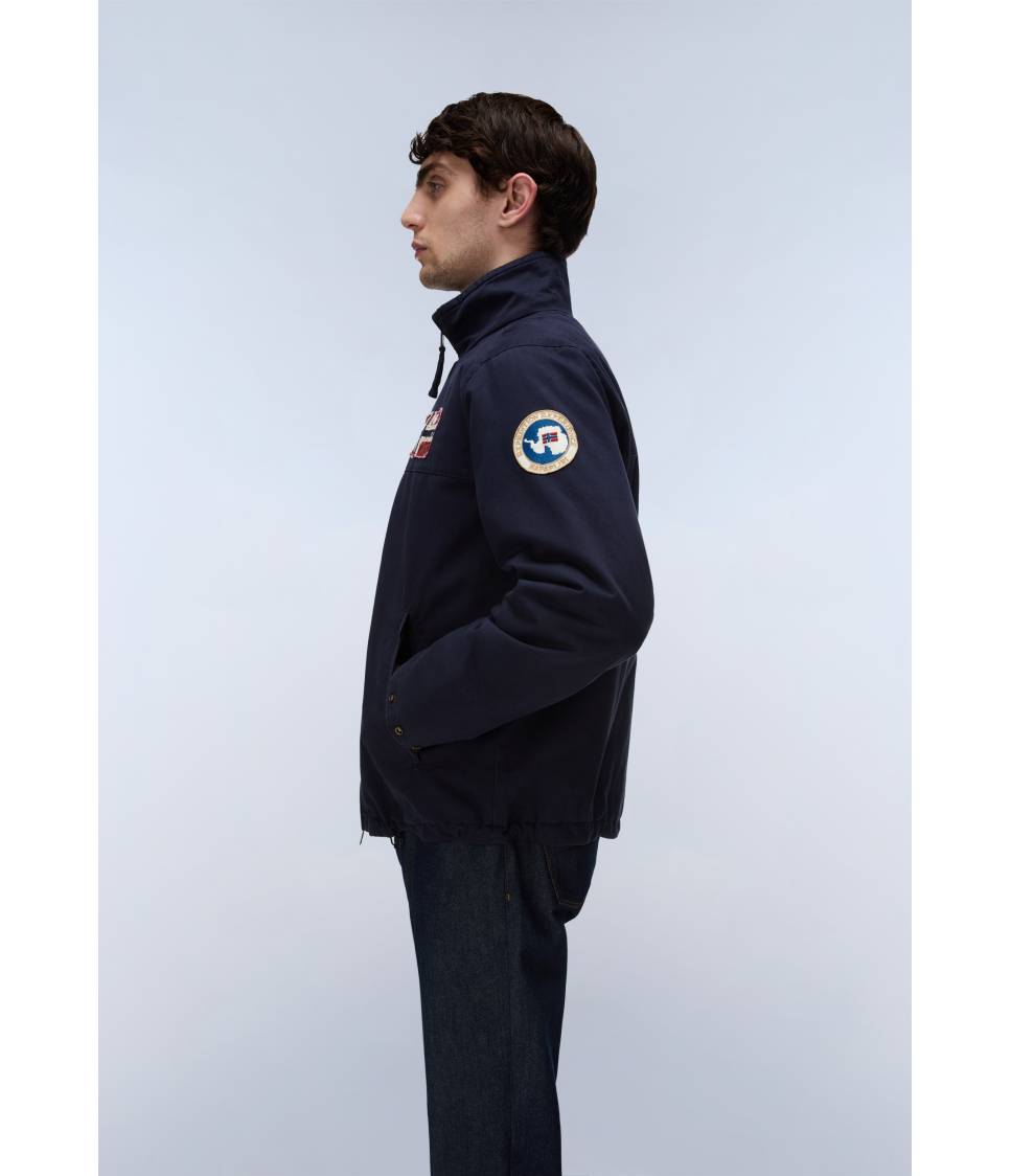 A-ARCHIVE JKT STAND BLU MARINE 
