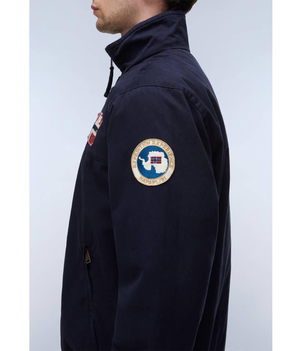A-ARCHIVE JKT STAND BLU MARINE 