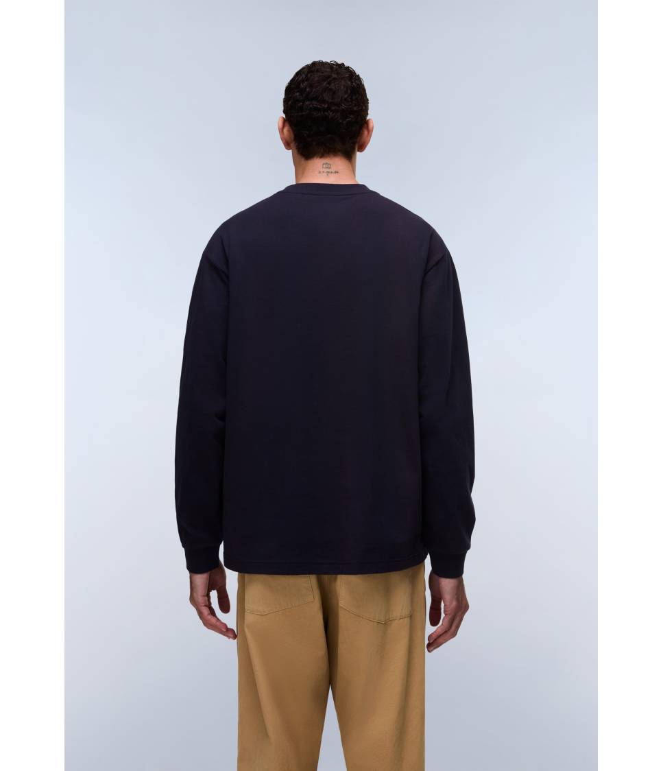 S-BOX LOGO LS 1 BLU MARINE 