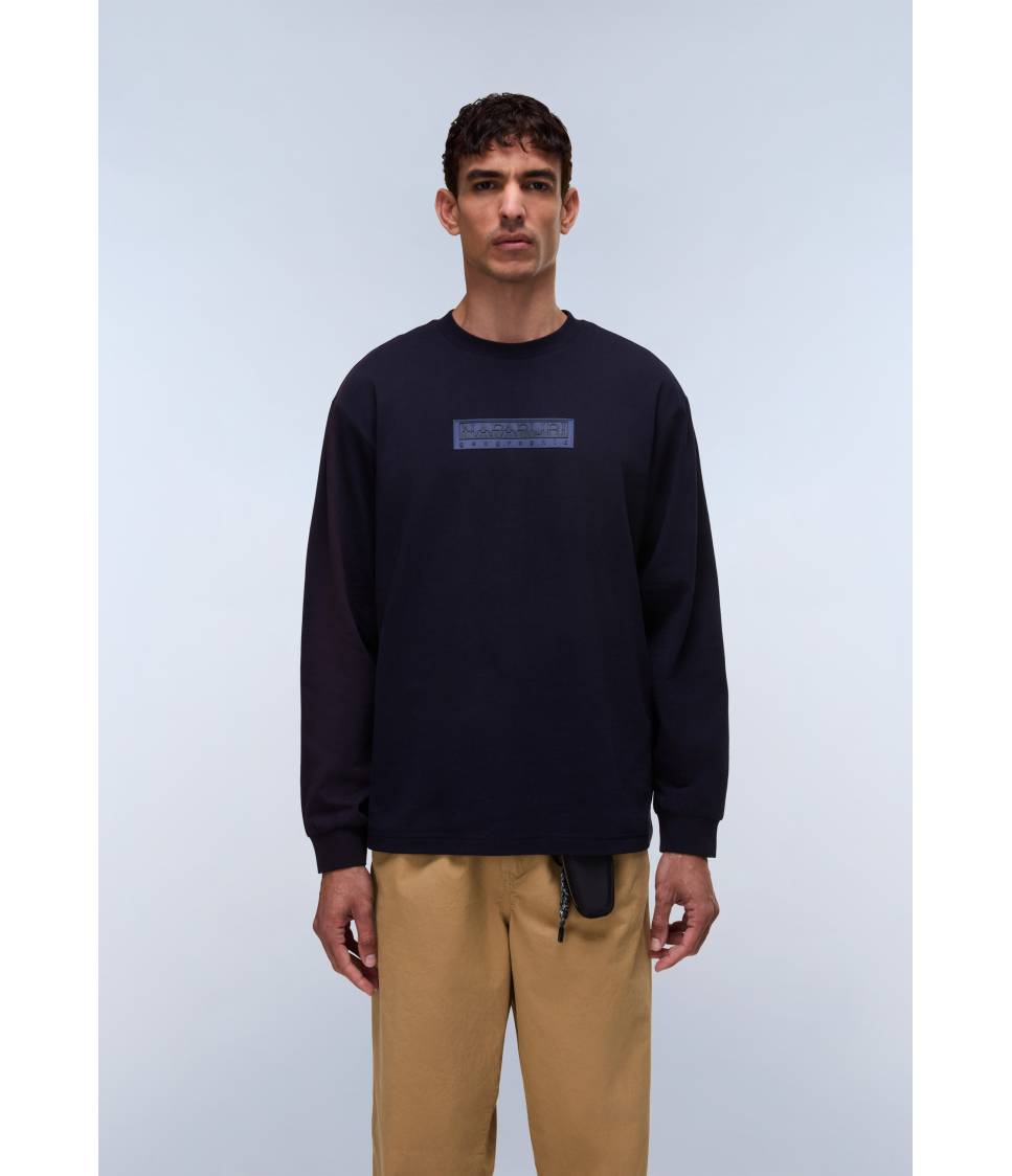 S-BOX LOGO LS 1 BLU MARINE 