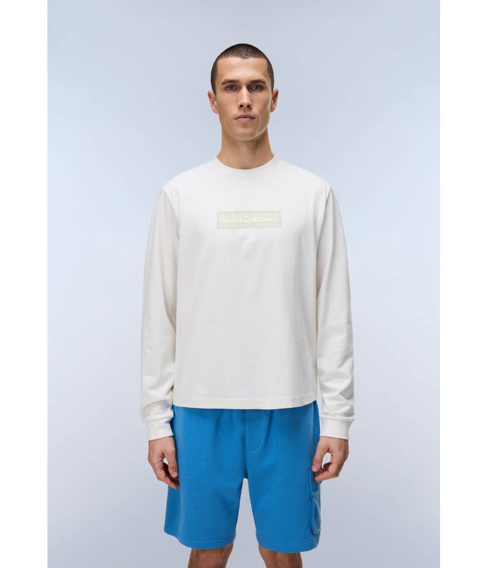 S-BOX LOGO LS 1 WHITE WHISPER 